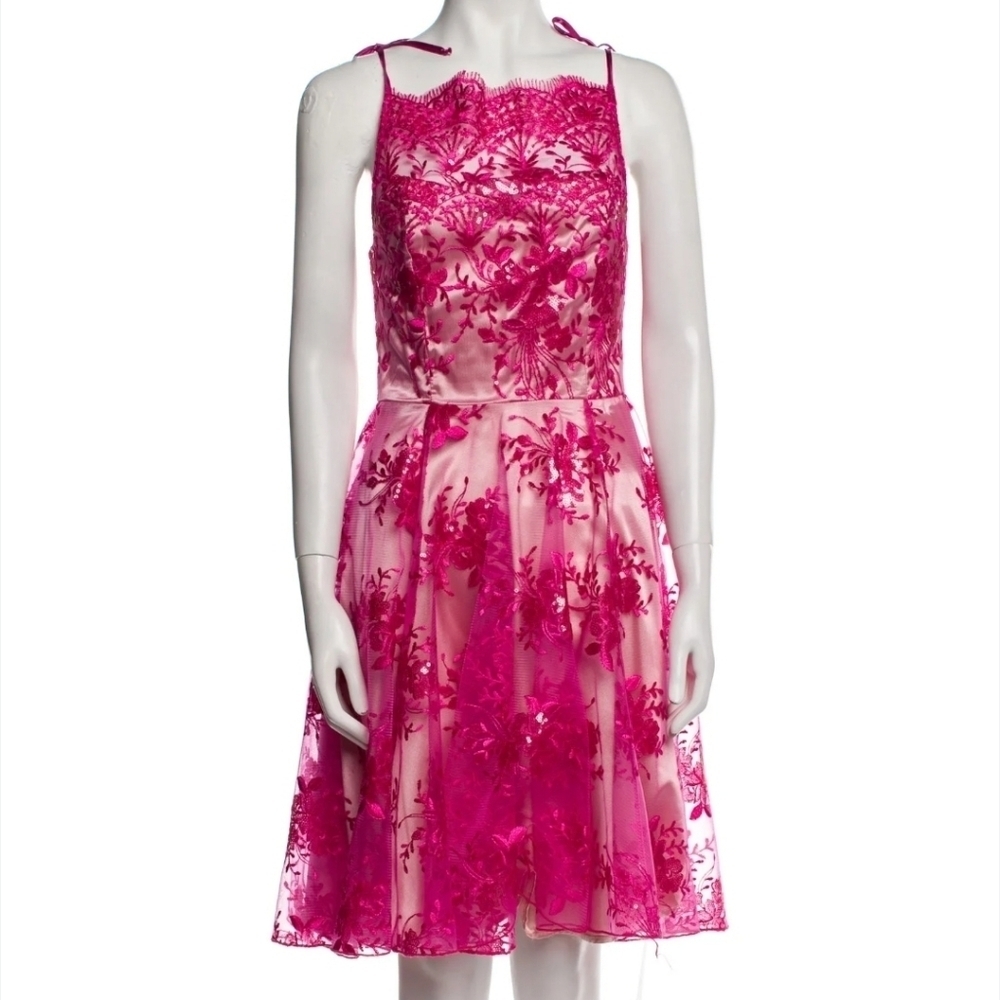 Anthropologie Eva Franko Pink Dress 6 - Picture 1 of 6